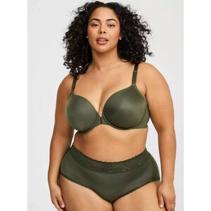TORRID CURVE BRA UNDERWIRE ARMY GREEN SIZE 44DD 44E MOLDED CUPS
